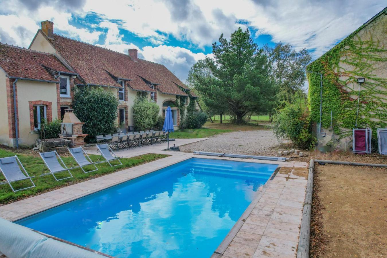 Crazy Villa Le Petit Belair 18 - Heated Pool - Foot - 2H Paris - 30P Обиньи-сюр-Нер Экстерьер фото