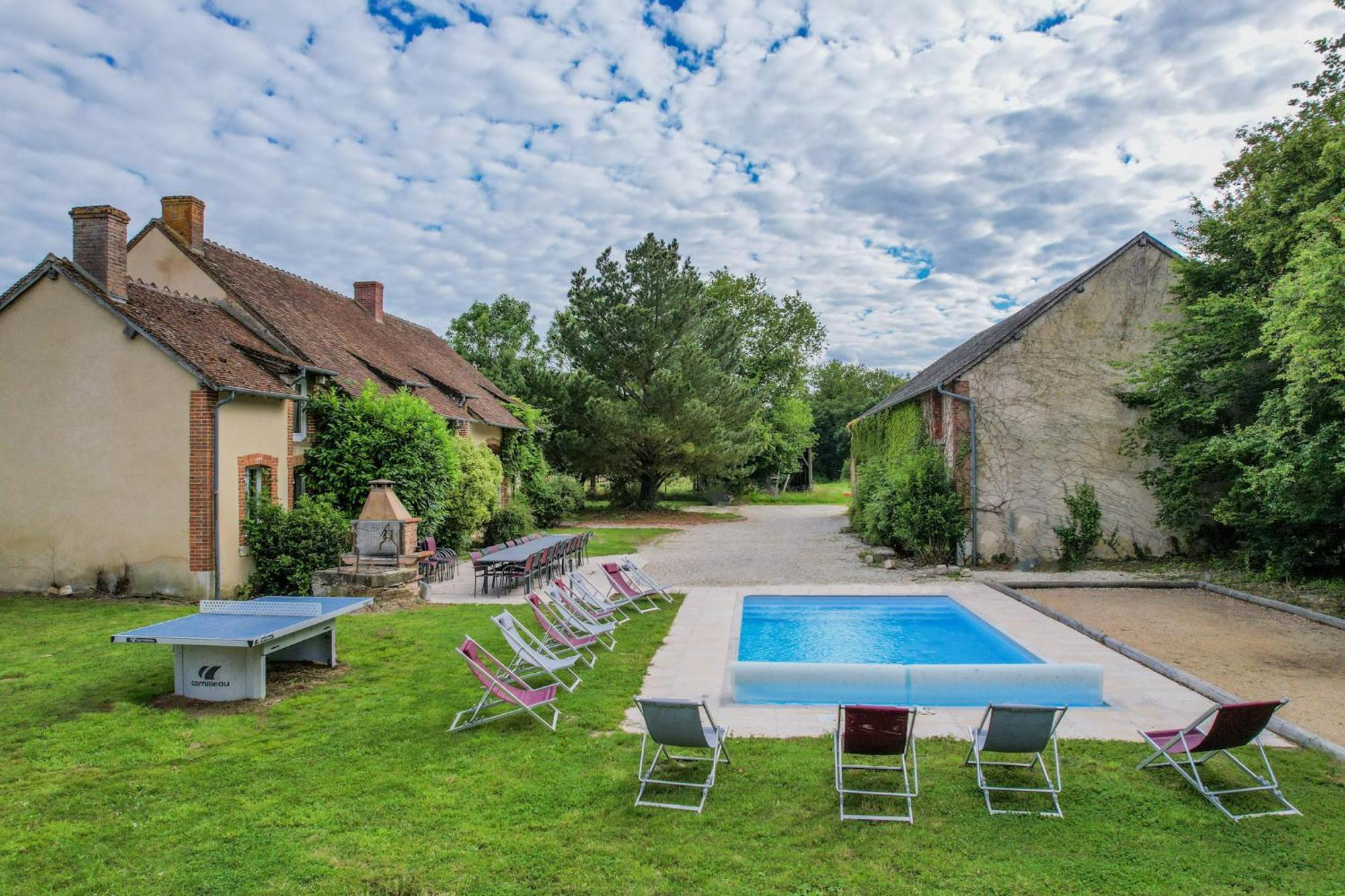 Crazy Villa Le Petit Belair 18 - Heated Pool - Foot - 2H Paris - 30P Обиньи-сюр-Нер Экстерьер фото